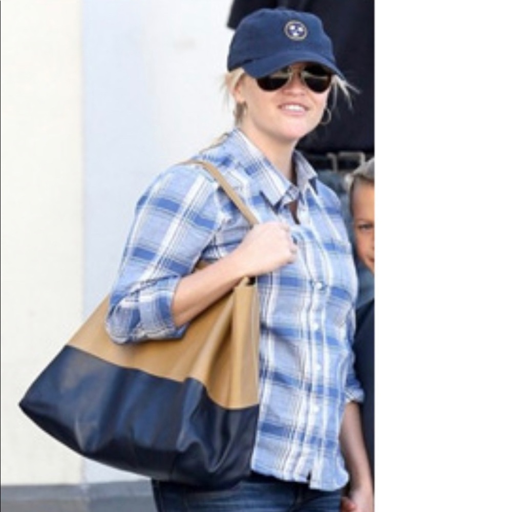 Celine Horizontal Bi-color Cabas